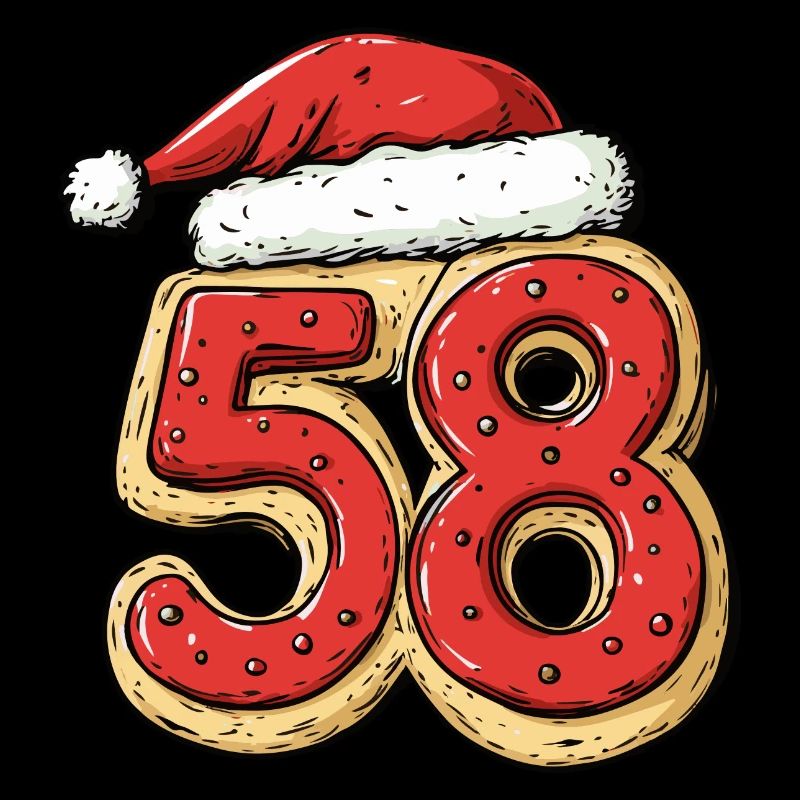 Biscuit de Noël à 58 chiffres