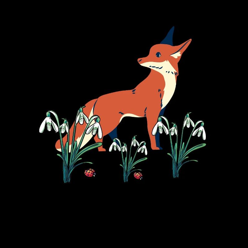 Perce-neige printanier Renards Renards