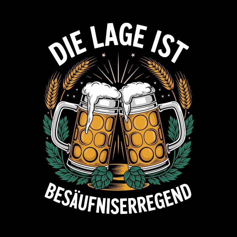Lustiges Bier Design