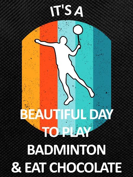 Badminton Badminton Badminton Player Chocolate