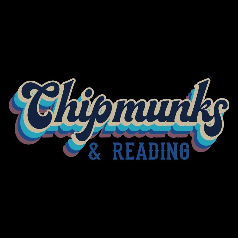 Chipmunks Bücher lesen Literatur Eichhörnchen