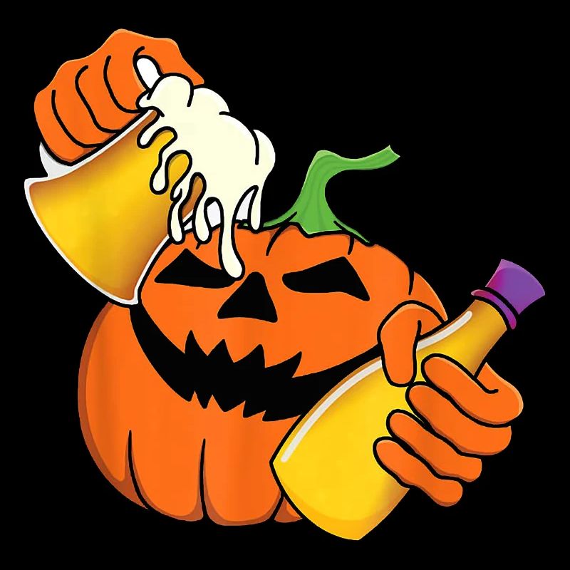 Halloween Kürbis Biertränke Trick oder Treat