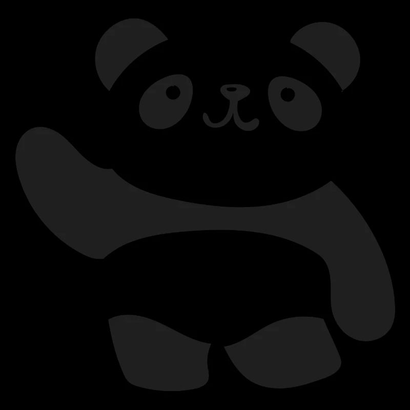 Funny Panda Australia Outback Panda Bear