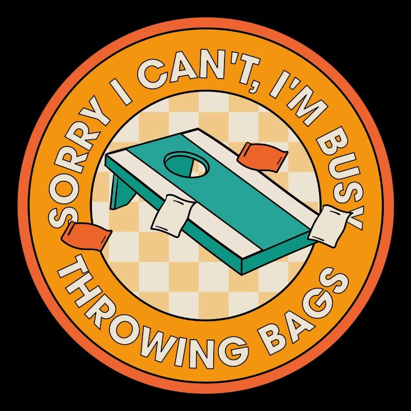 Sacs à lancer Ironic Quote Cornhole Player
