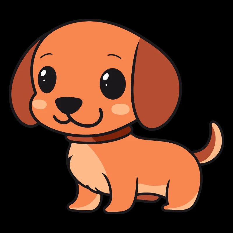 Ein Dackel am Morgen