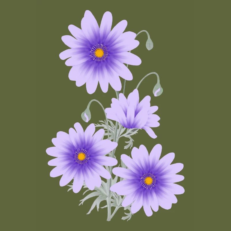 Lilac Anemones