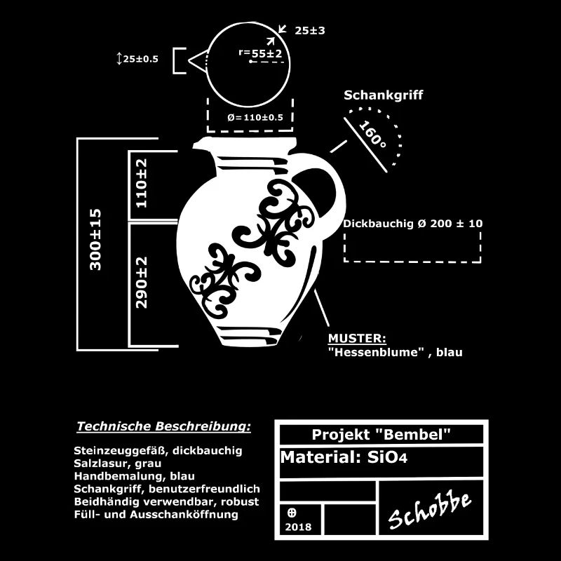 Apfelwein, Bembel, Geripptes, Frankfurt, Hessen