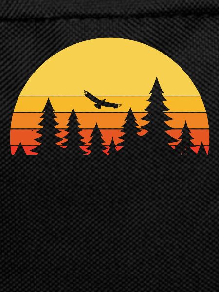 Forest Landscape Retro