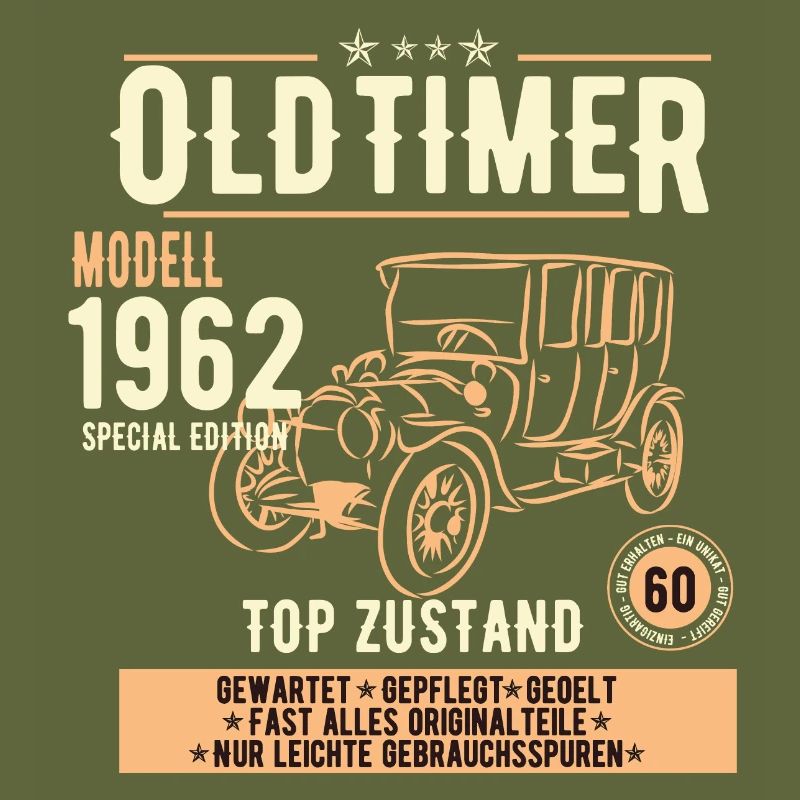 60. Geburtstag Oldtimer 1962, Geschenk