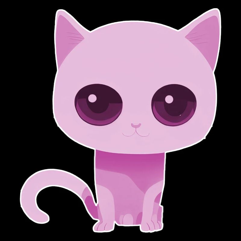 petit chat rose