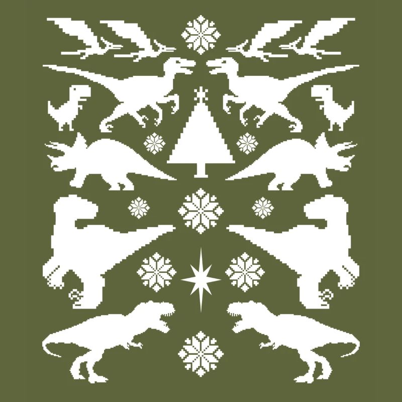 Dinosaurier Hässlicher Weihnachtspullover