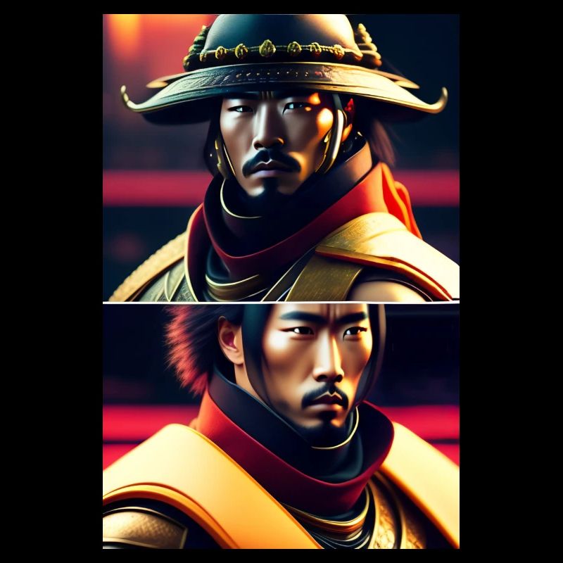 Futuristische Samurai