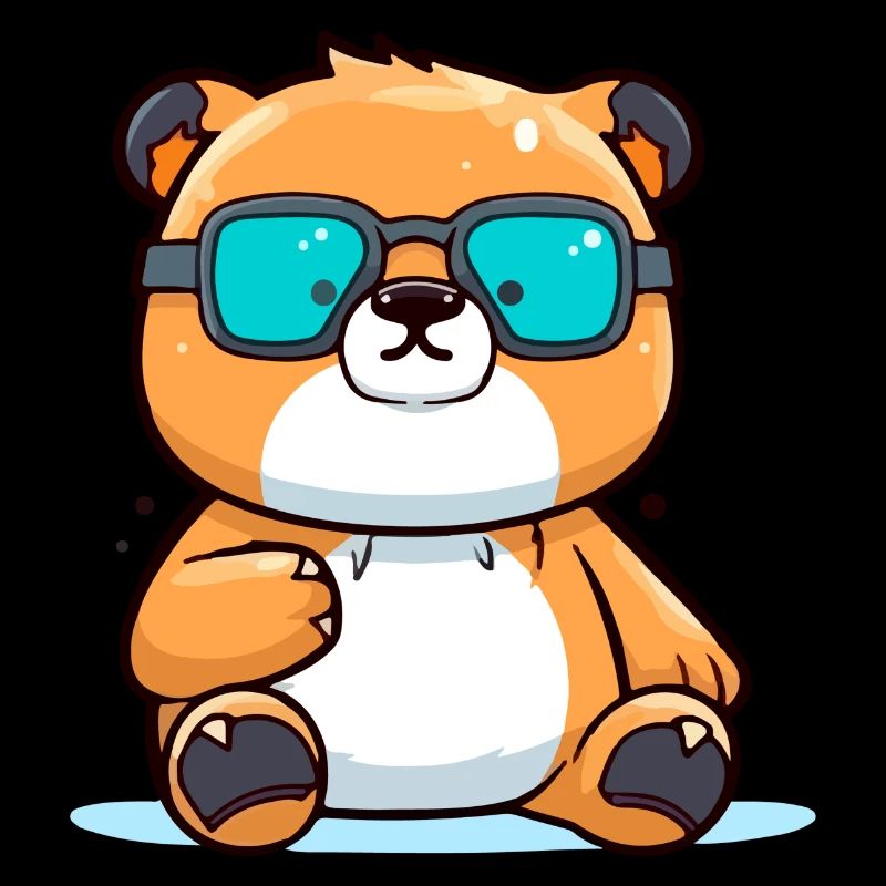 Molko, der Bär mit der Brille