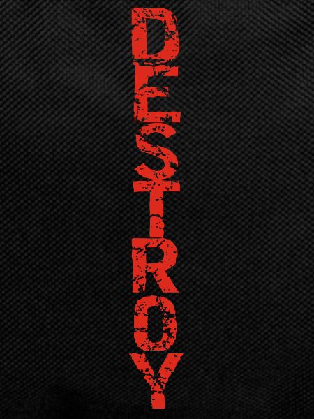 Destroy in red
