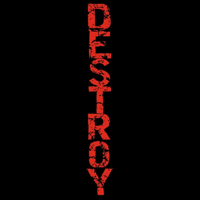 Destroy in red