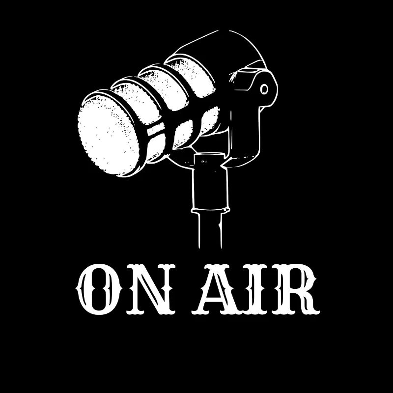 ON AIR black and white