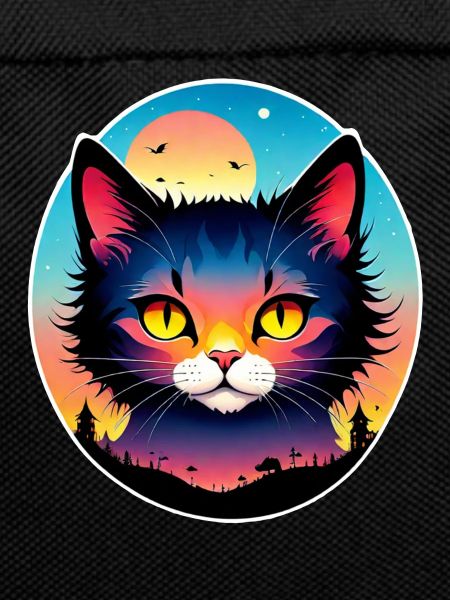 Cat and Landscape