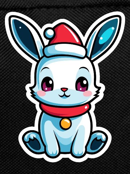 Bunny Christmas Illustration