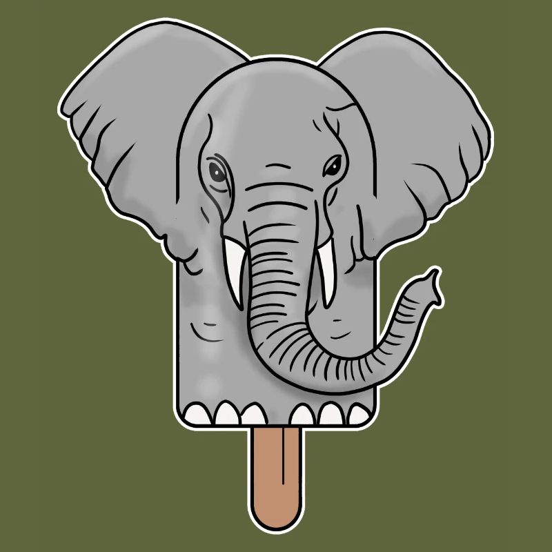 Elephant Head Popsicle