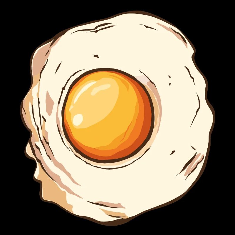 oeuf oeufs plat dessin 2 W