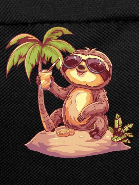 Sloth Summer Beach Vacation
