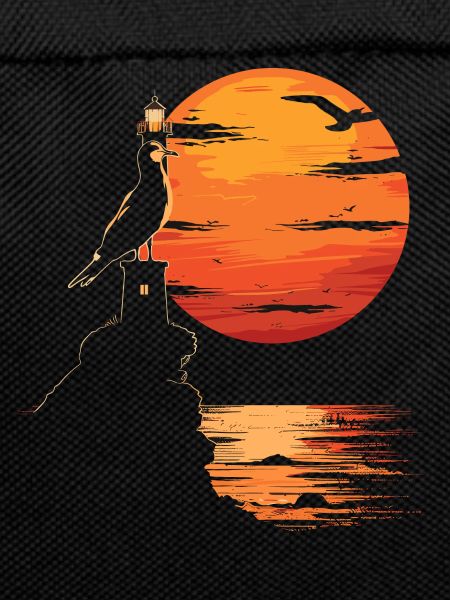 Seagull Seabird Lighthouse Sunset