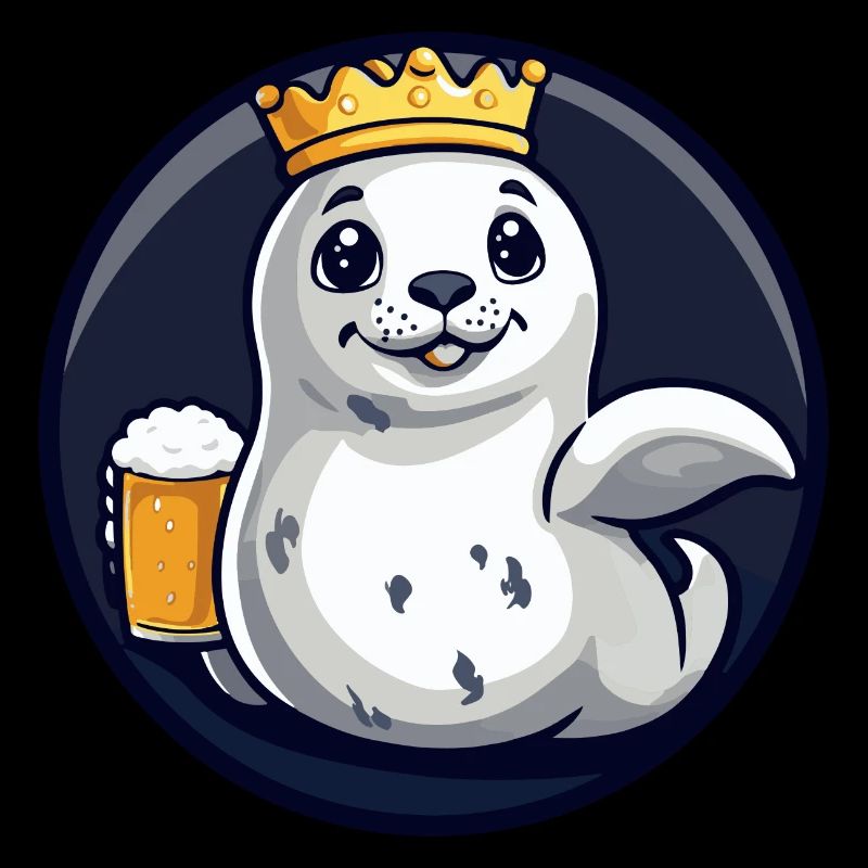 Seal Animal Beer Comic