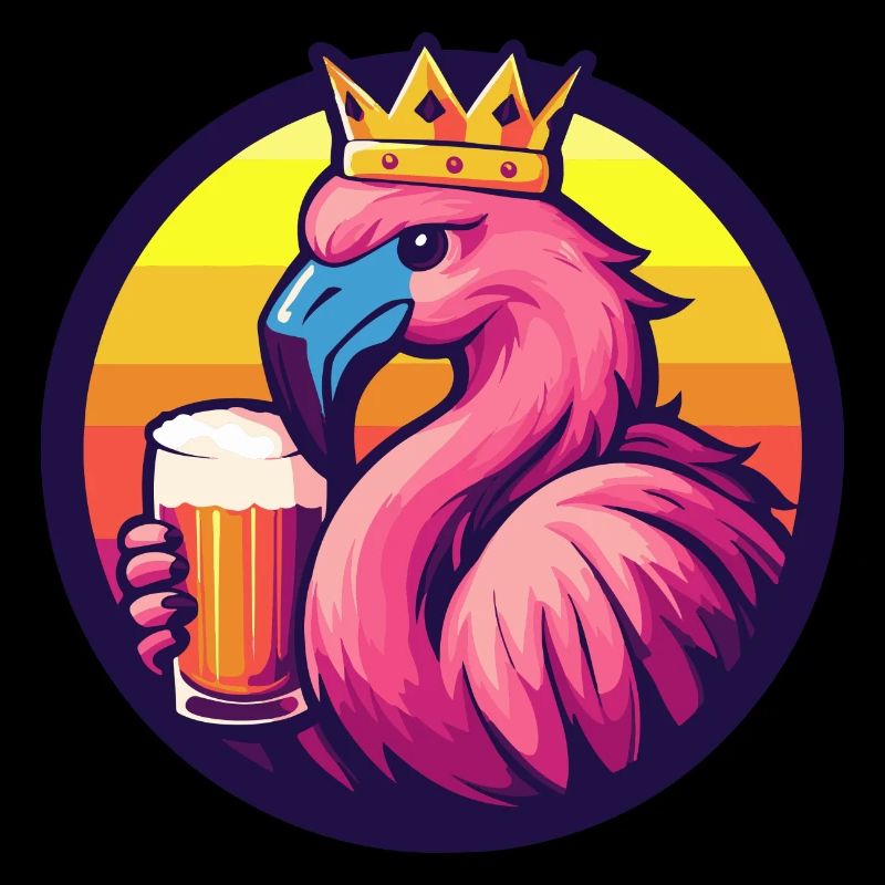 Flamingo Bier Comic