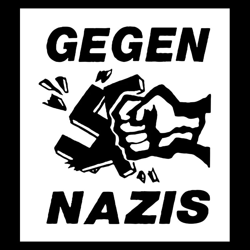 Gegen Nazis black letters