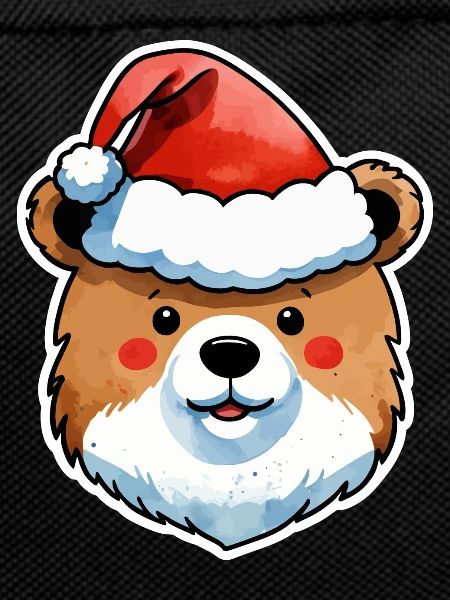 Bear Christmas Drawing