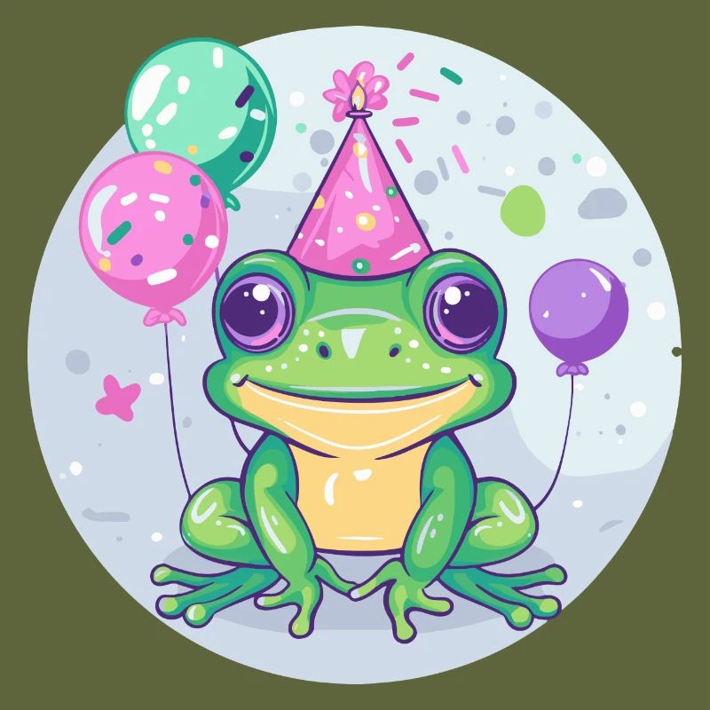 Frog Birthday Comic