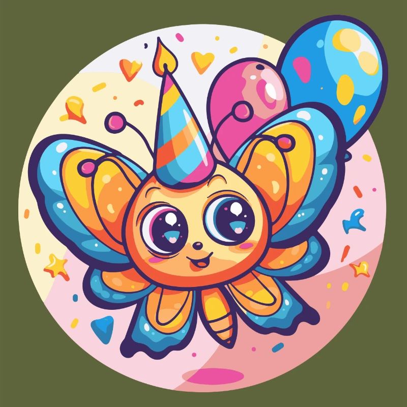 Butterfly Birthday Comic