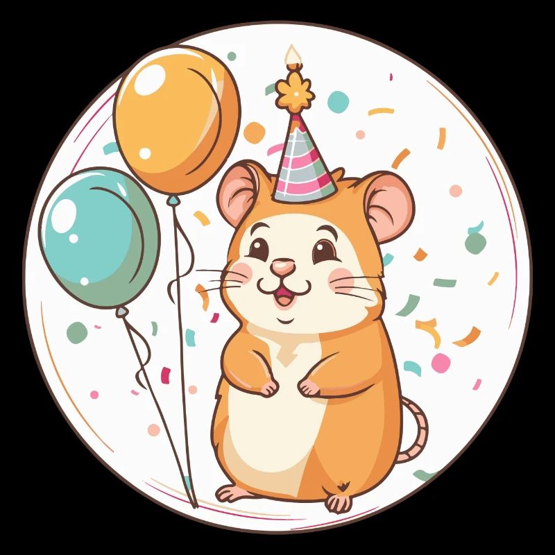 Hamster Geburtstag Comic