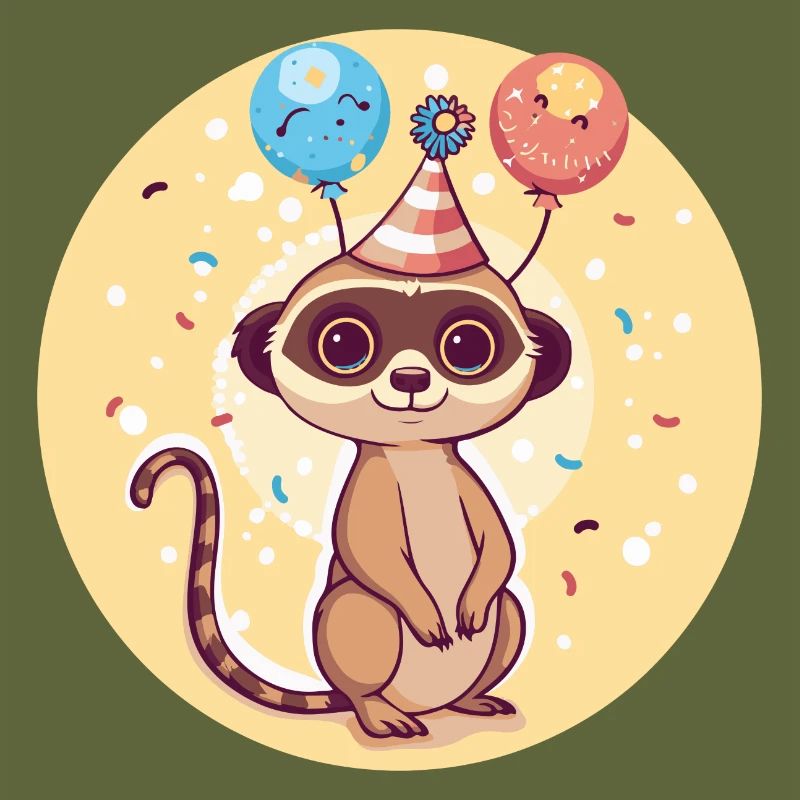 Erdmännchen Geburtstag Comic