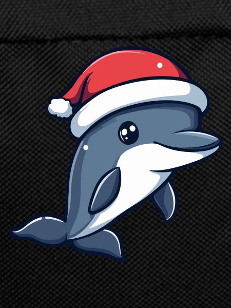 Dolphin Christmas Cute