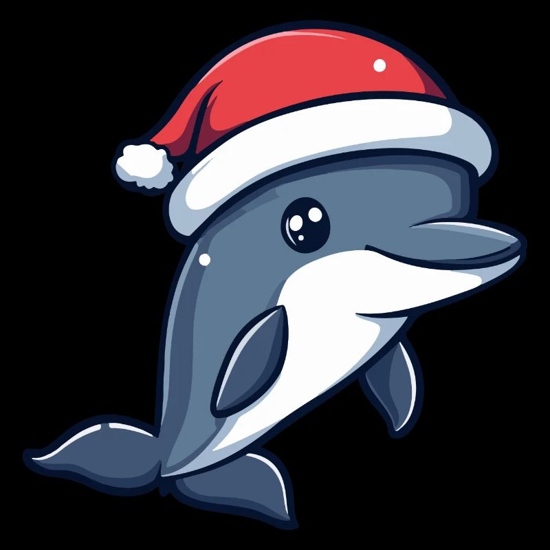 Dauphin Noël mignon