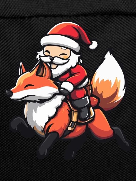 Fox Santa Claus Cartoon