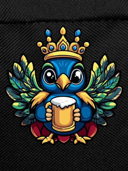 Peacock Bird Beer Funny