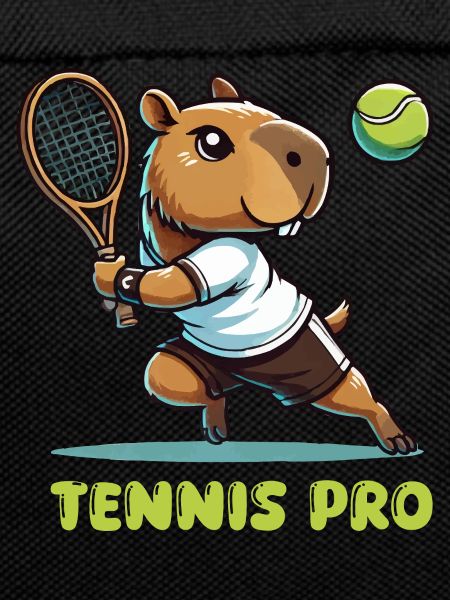 Capybara Comic Tennis