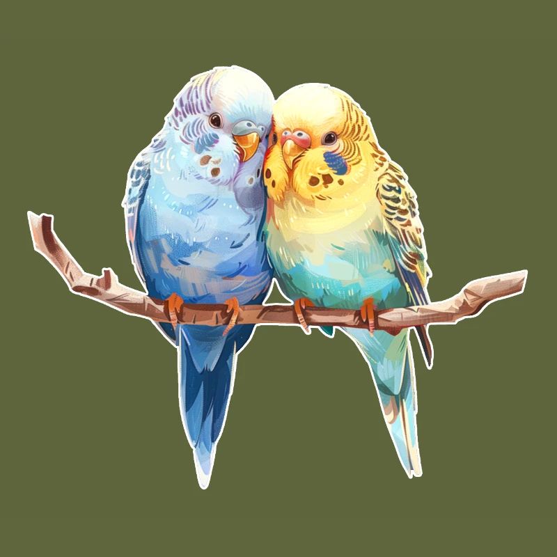 Budgie pair