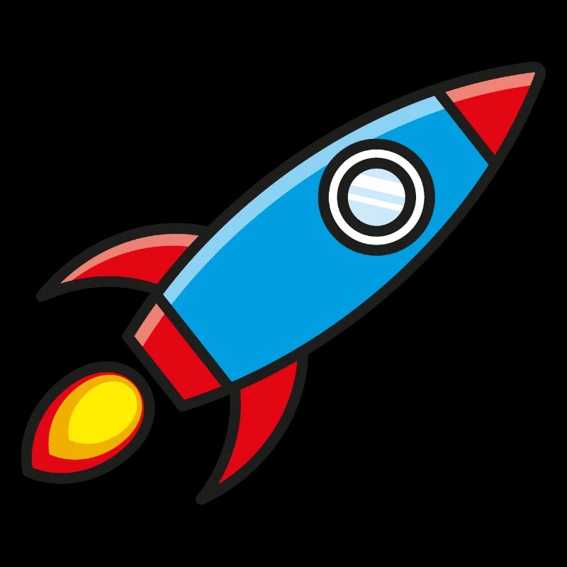Rocket Spaceship Cartoon