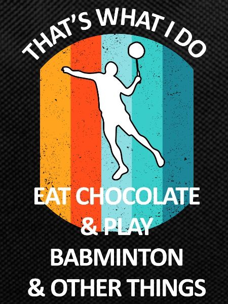 Badminton Badminton Badminton Player Chocolate