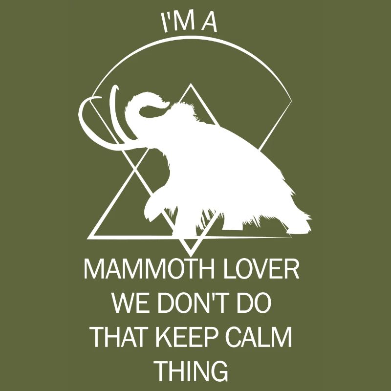 Lustiges Mammut Steinzeit Eiszeit Design Urzeit
