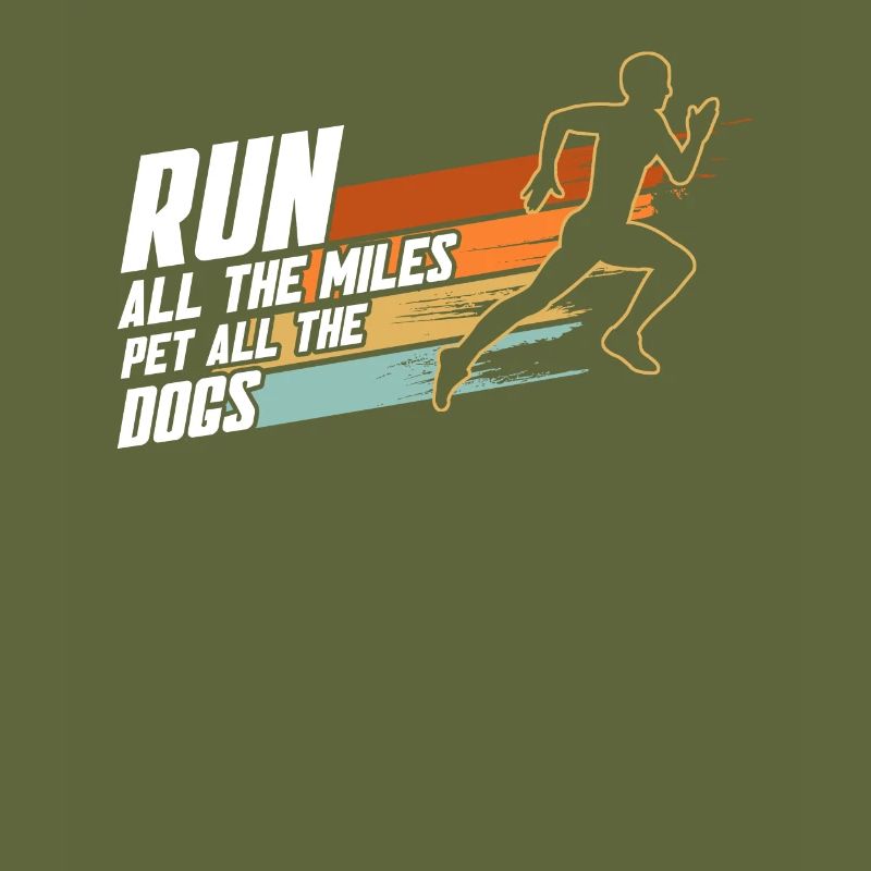 Läuferin Marathon Hundemutter Hunde Mutter