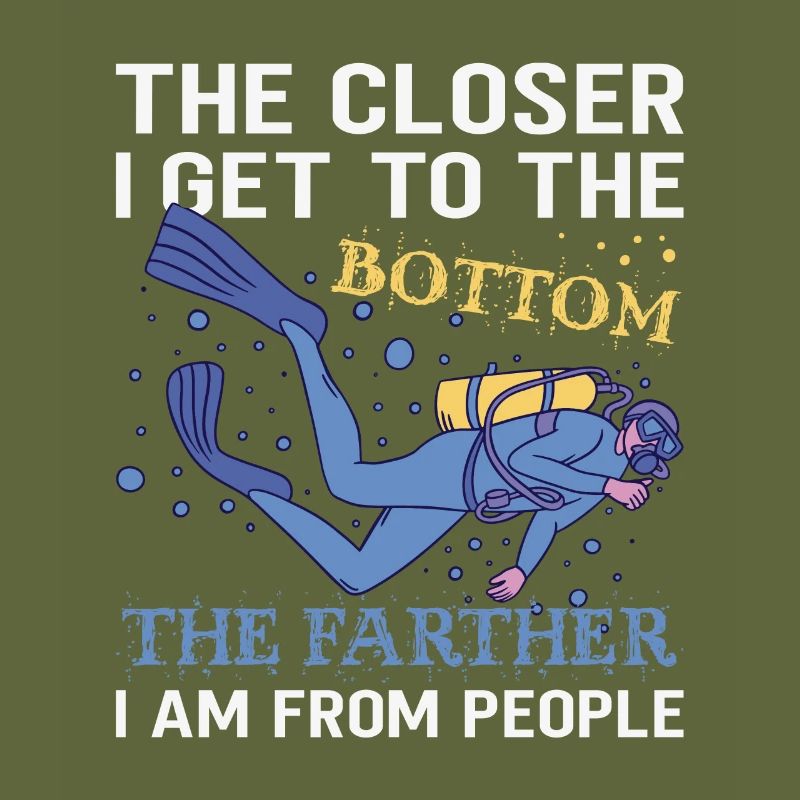 Scuba Diving Gift Underwater Scuba Diver