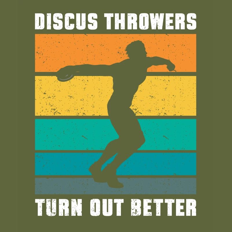 Diskuswerfer Geschenk Diskuswerfen