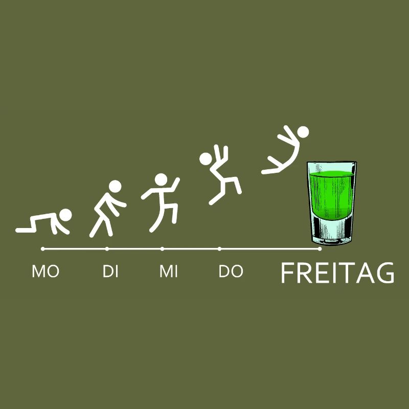 Pfeffi Evolution Pfefferminz Likör Saufen JGA