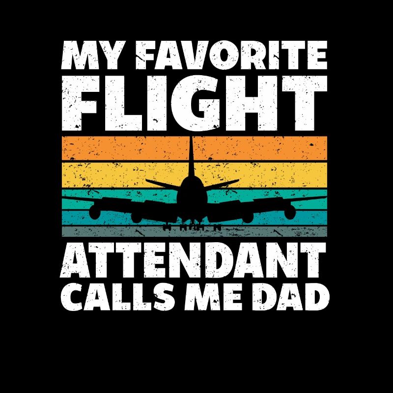 Flugbegleiter Papa Stewardess Flugbegleiter