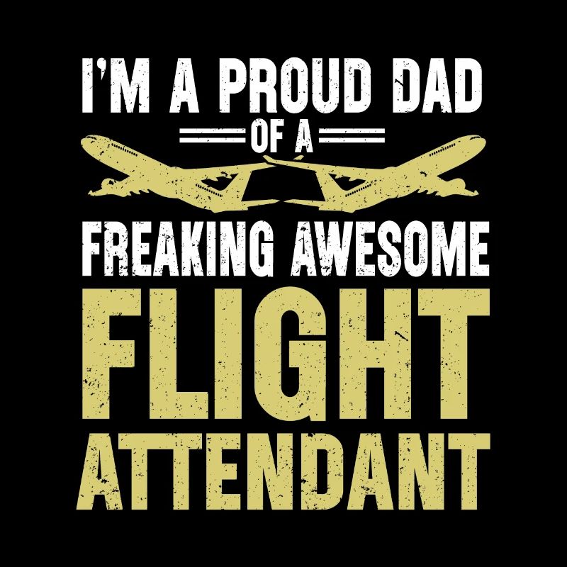 Flugbegleiter Papa Stewardess Flugbegleiter