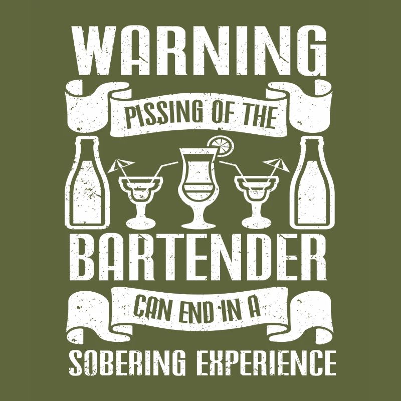 Bartender Gift Job Waiter Bartender